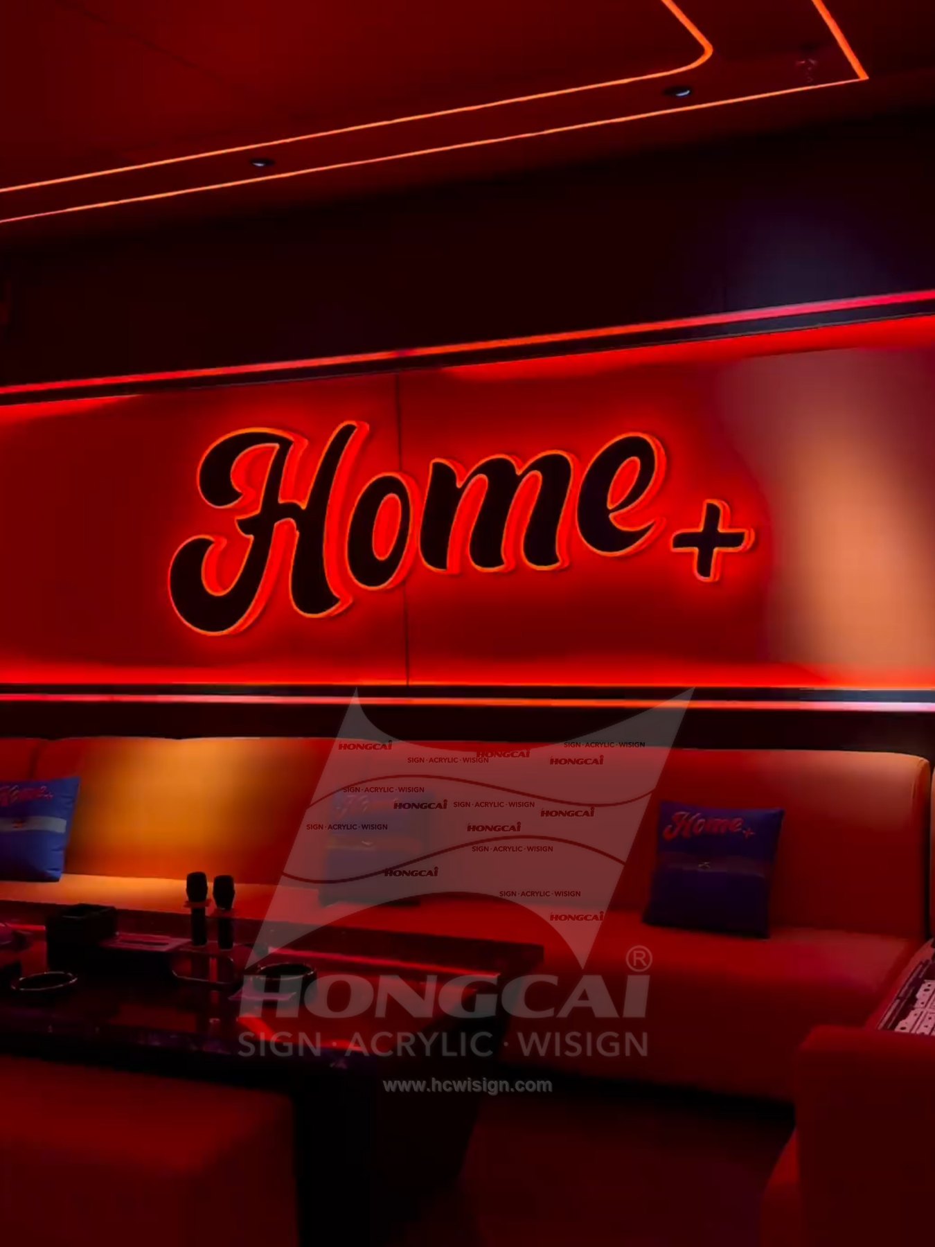 Front and Back Lit Letters - Home+