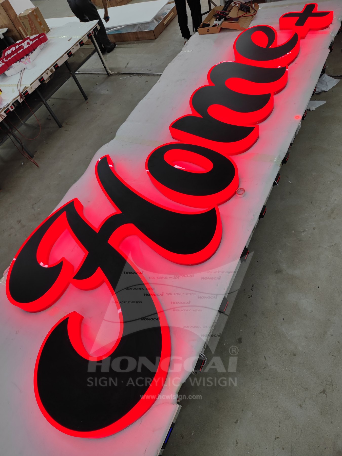 Front and Back Lit Letters - Home+ 4