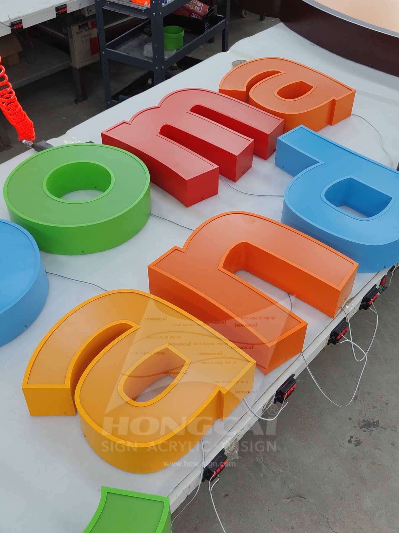 Acrylic Illuminated Letters - Kooma Land 2