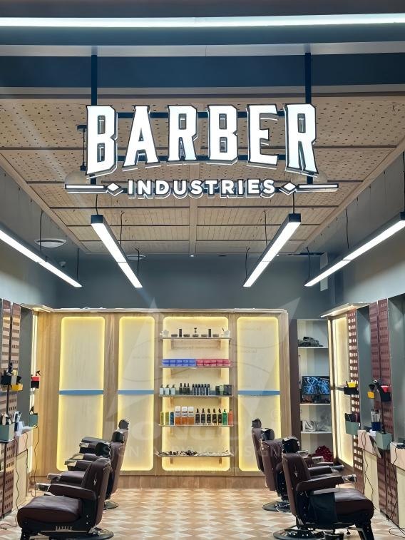 Flat Face Illuminated Letters - Barber Industries 3