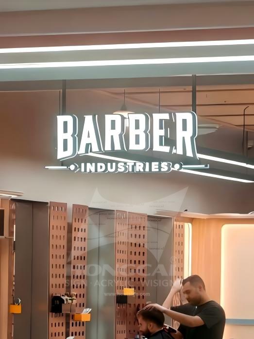 Flat Face Illuminated Letters - Barber Industries 4